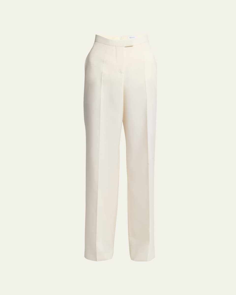 Loose Straight-Leg Trousers